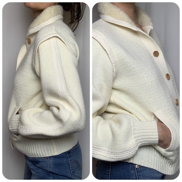 Vtg Sweater Coat by Mariea Kim - Picture 4 of 8